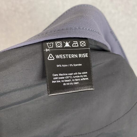 Western Rise Pants Mens 38x32/34 (Fits 40x31.5) Grey Diversion Pant Classic Fit - Picture 8 of 8